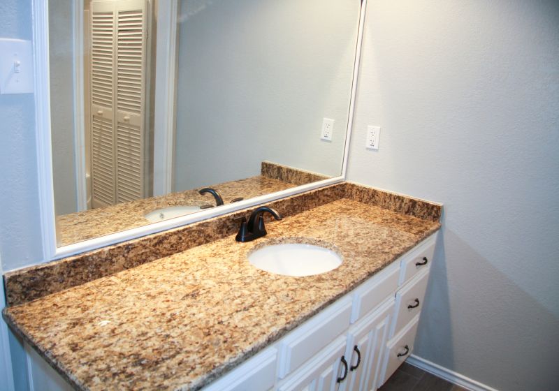 Elegant Granite Bathroom Vanity